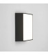 LED 1 Light Outdoor Square Large Flush Light Textured Black IP65 - 1