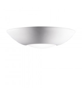 Lifestyle Ceramics Plaster Wall Light White