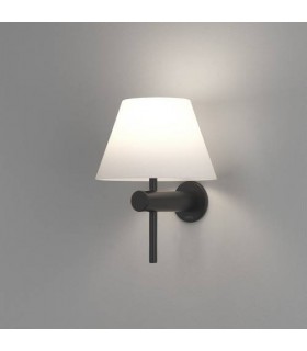 1 Light Bathroom Wall Light Matt Black IP44, G9 - 1