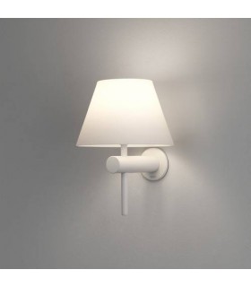 1 Light Bathroom Wall Light Matt White IP44, G9 - 1