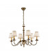 Classic 6 Arm Chandelier Antique Brass