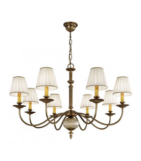 Classic 8 Arm Chandelier Antique Brass