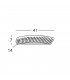 Designer Crystal Wall Light Polished Chrome, 2x G9