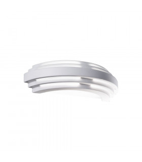Lifestyle Ceramics Plaster Wall Light White