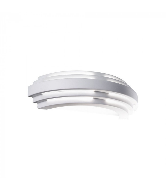Lifestyle Ceramics Plaster Wall Light White