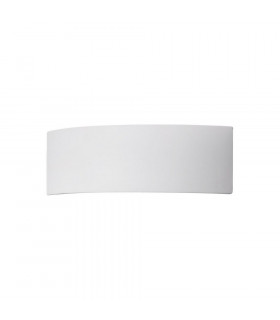Lifestyle Ceramics Plaster Wall Light White
