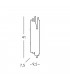 Lifestyle Crystal Wall Light Polished Gold, 2x E14