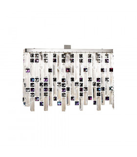 Designer Crystal Wall Light Polished Chrome