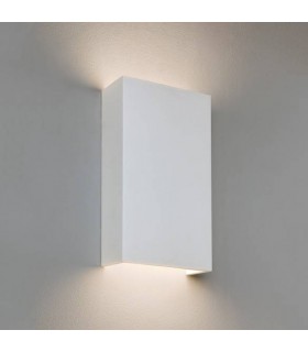 Dimmable LED 1 Light Small Wall Light Plaster - 1