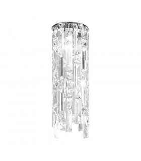 Designer Crystal Surface Mounted Spotlight Polished Chrome