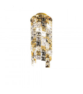 Designer Crystal Surface Mounted Spotlight Polished Gold