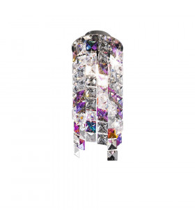 Designer Crystal Surface Mounted Spotlight Polished Chrome