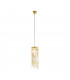 Designer Crystal Pendant Light Polished Gold