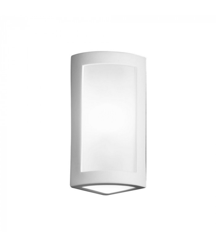 Lifestyle Ceramics Plaster Wall Light White
