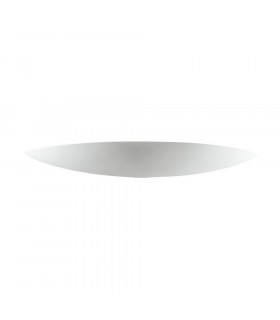 Lifestyle Ceramics Plaster Wall Light White