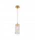 Designer Crystal Pendant Light Polished Gold