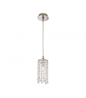 Designer Crystal Pendant Light Polished Chrome