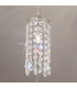 Designer Crystal Pendant Light Polished Chrome, 1x G9
