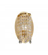 Designer Crystal Wall Light Polished Gold