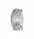 Designer Crystal Wall Light Polished Chrome