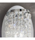 Designer Crystal Wall Light Polished Chrome, 1x G9