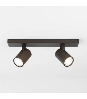 2 Light Twin Spotlight Bronze Effect, GU10 - 1