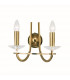 Classic Candle Wall Light English Brass