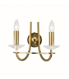 Classic Candle Wall Light English Brass
