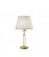 Classic Fabric Tapered Shade Table Light English Brass