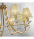 Classic 5 Arm Chandelier English Brass, 5x E14