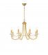 Classic 8 Arm Chandelier English Brass
