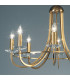 Classic 8 Arm Chandelier English Brass, 8x E14