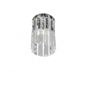Designer Crystal Surface Mounted Spotlight Polished Chrome