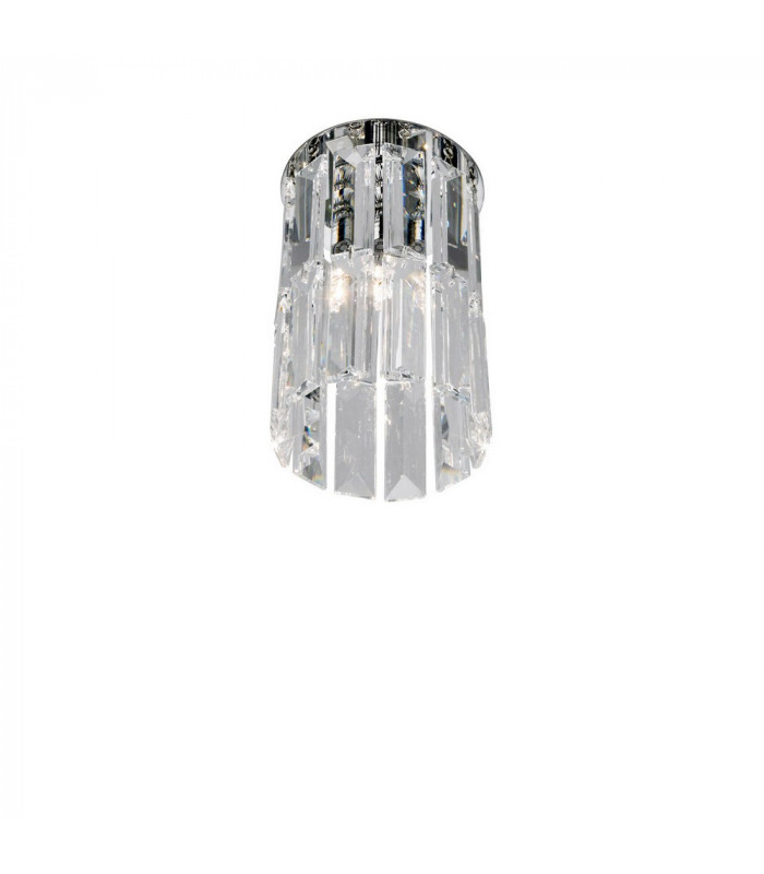 Designer Crystal Surface Mounted Spotlight Polished Chrome