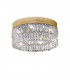 Designer Crystal Ceiling Light Polished Gold