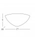 Lifestyle Ceramics Plaster Wall Light White, 1x E27
