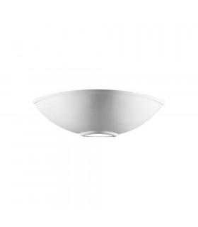 Lifestyle Ceramics Plaster Wall Light White