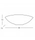 Lifestyle Ceramics Plaster Wall Light White, 1x E27