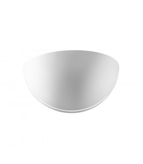 Lifestyle Ceramics Plaster Wall Light White