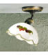 Cottage Style Glass Dome Ceiling Light Matt