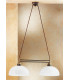 Cottage Style Glass Straight Chandelier Matt Antique Brass