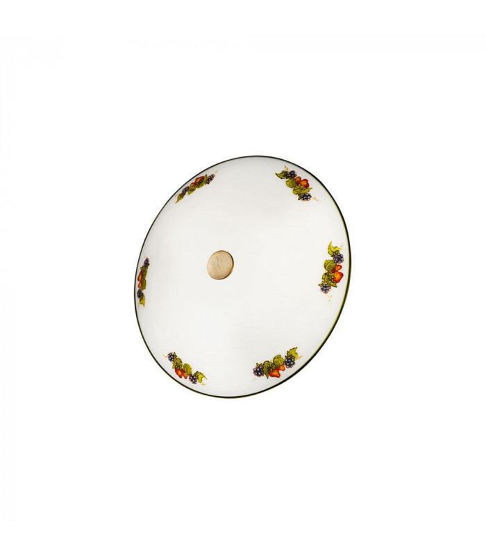 Cottage Style Glass Patterned Flush Ceiling Lamp Antique Brass