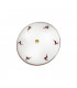 Cottage Style Glass Patterned Flush Ceiling Lamp
