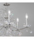 Classic Crystal 5 Arm Chandelier Polished Chrome, 5x E14