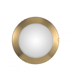 Lifestyle Simple Flush Ceiling Light Gold