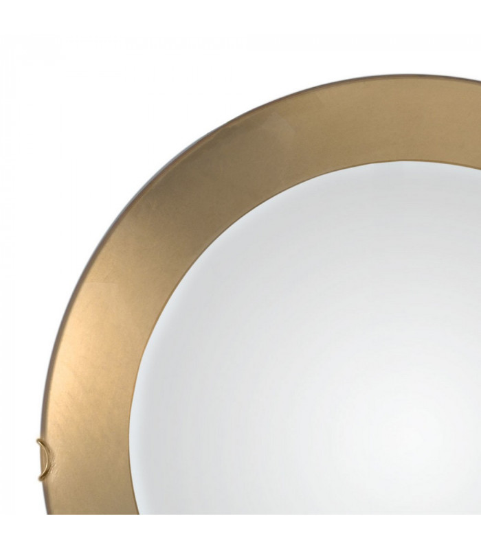 Lifestyle Simple Flush Ceiling Light Gold, 2x E27