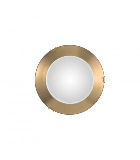 Lifestyle Simple Flush Ceiling Light Gold
