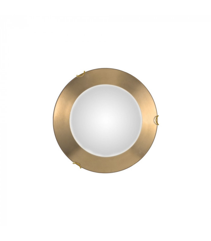 Lifestyle Simple Flush Ceiling Light Gold