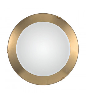 Lifestyle Simple Flush Ceiling Light Gold