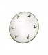 Cottage Style Patterned Flush Ceiling Lamp Antique Brass